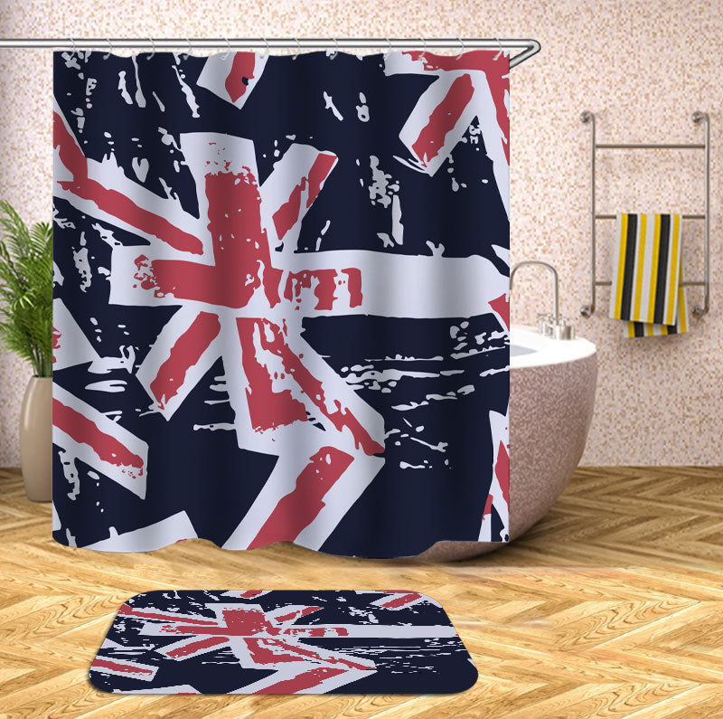 Great Britain United Kingdom Flag Shower Curtain