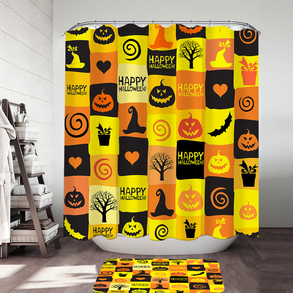 Happy Halloween Shower Curtain