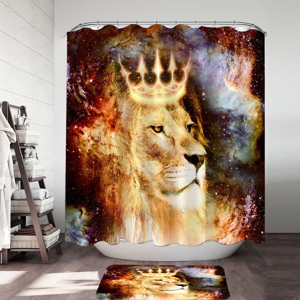 King Lion Shower Curtain