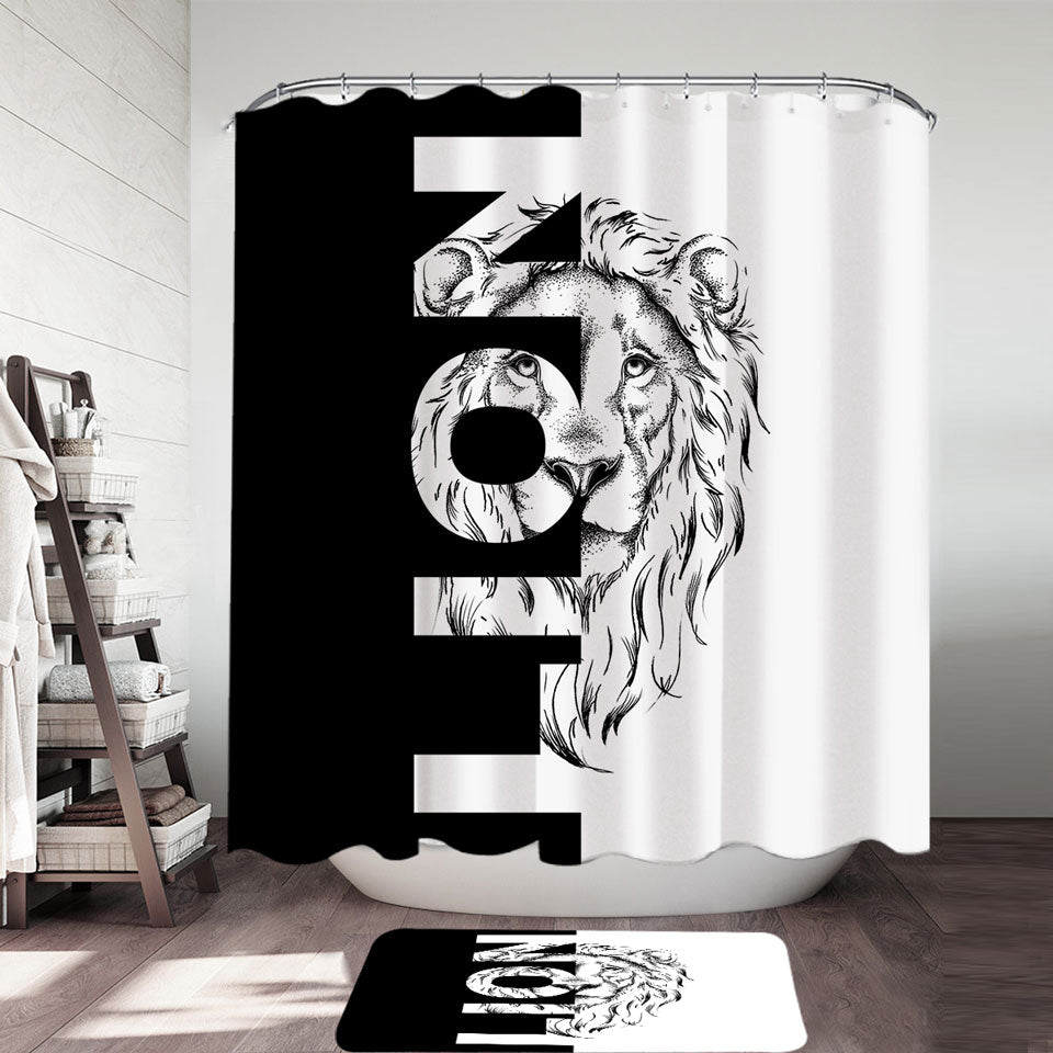 Lion Shower Curtain