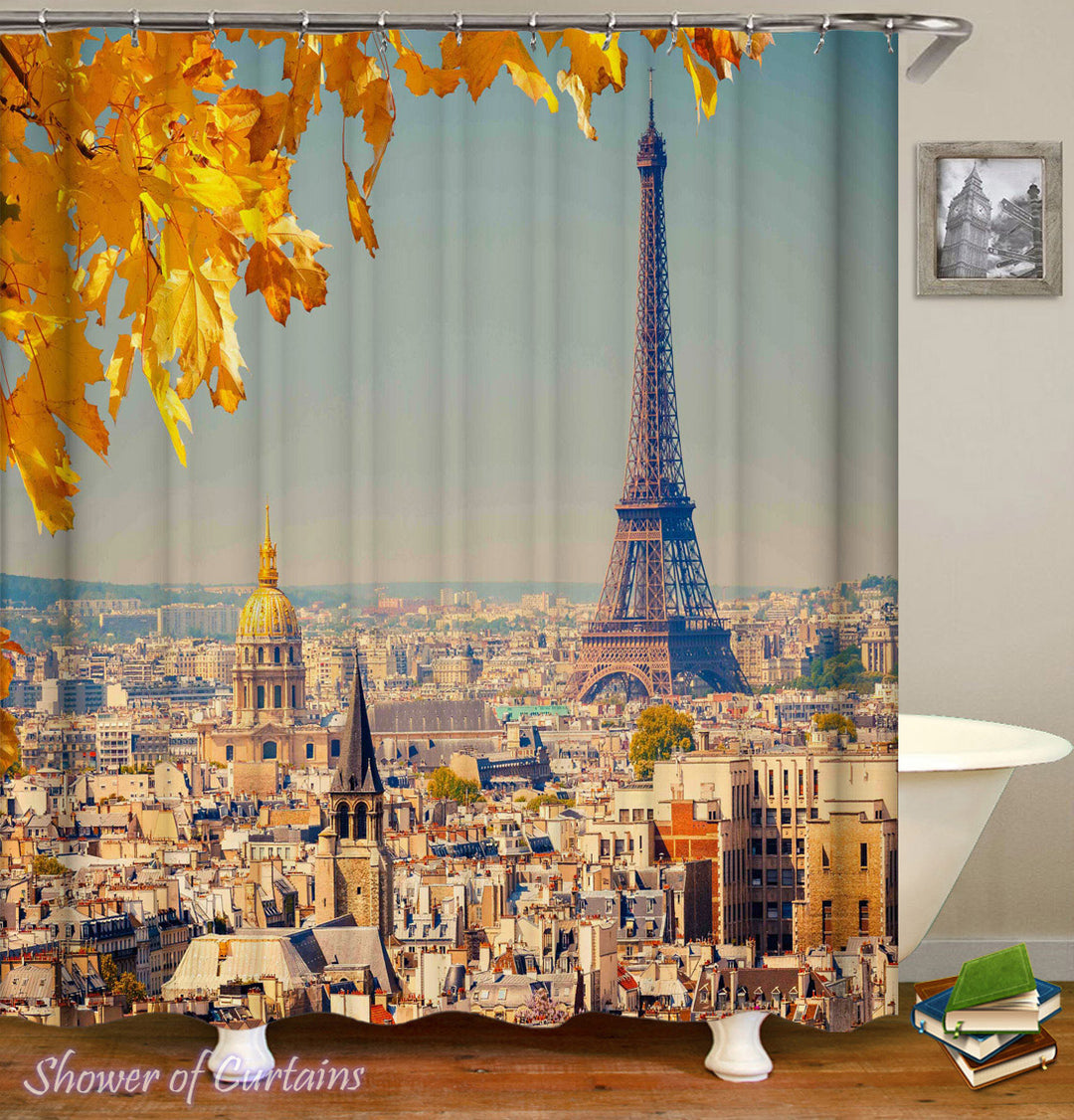 Paris Shower Curtain of Paris’ View