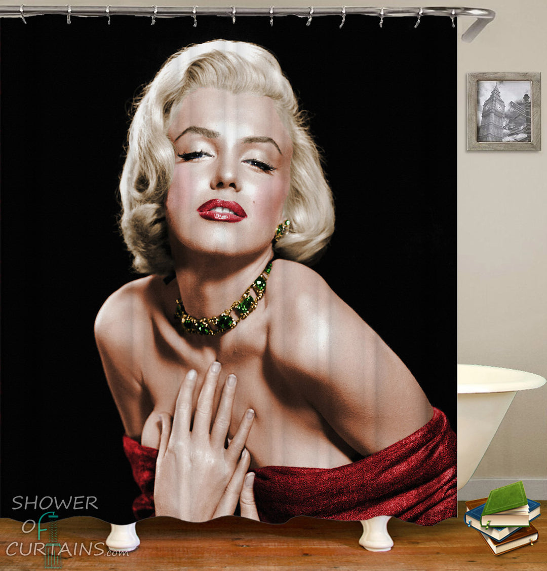 Sensual Marilyn Monroe Shower Curtain