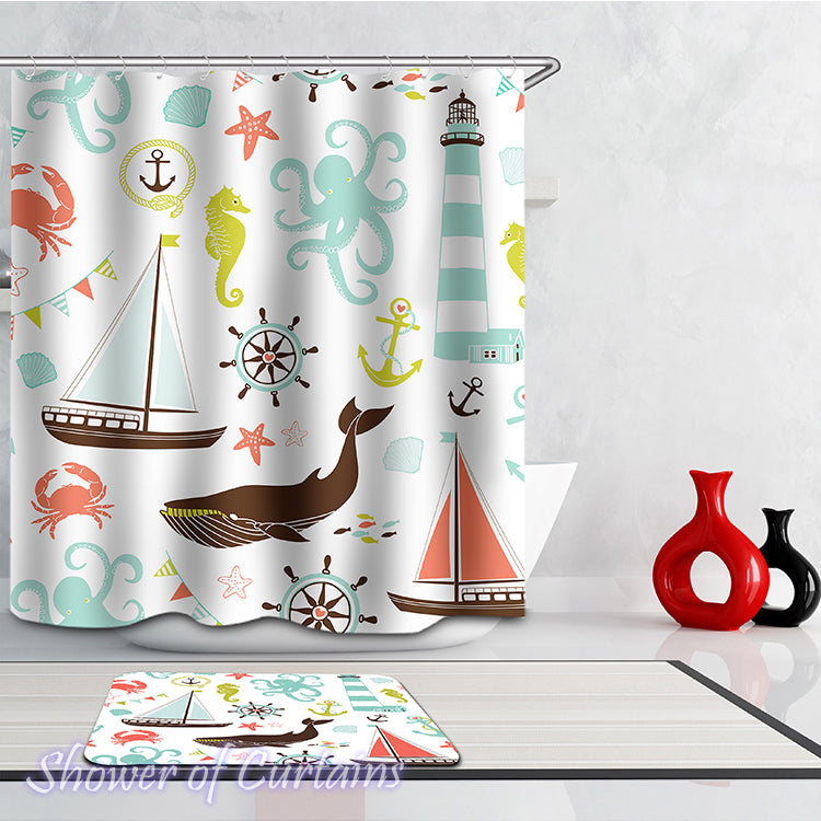 Shower Curtain of Port items