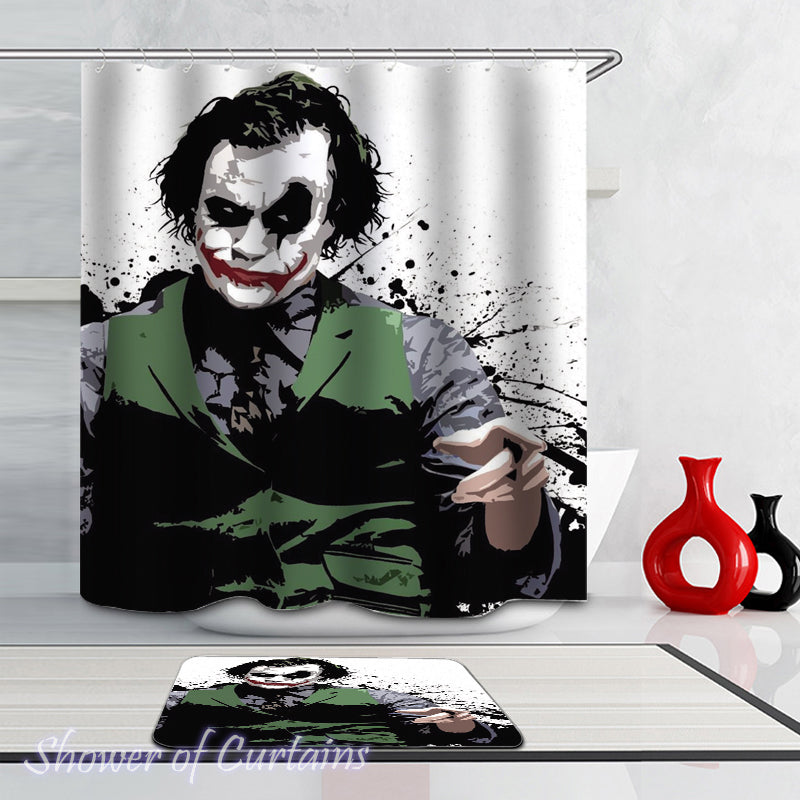 Shower curtain of The Joker - Heath Ledger