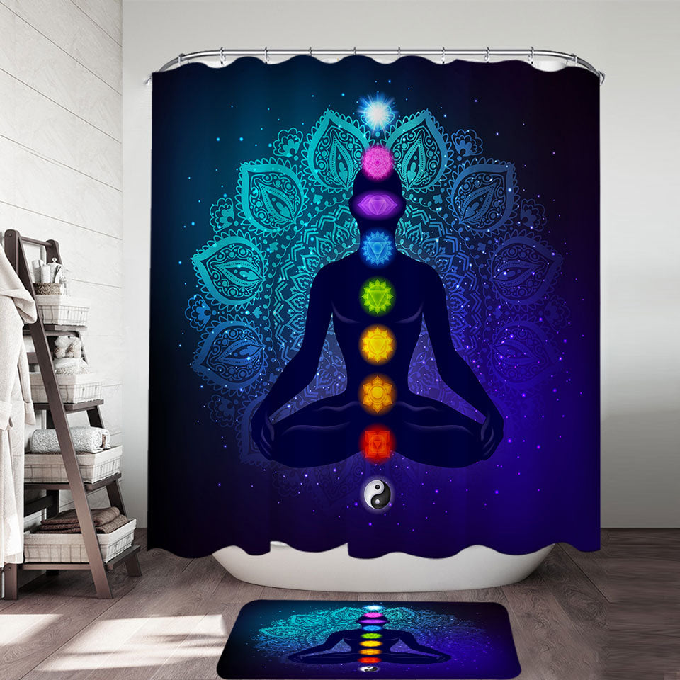 Spiritual Buddha Shower Curtain