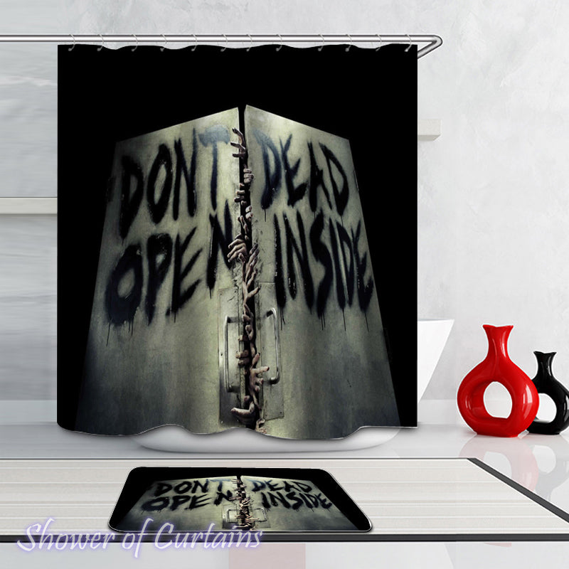 Themed shower curtains of The Walking Dead