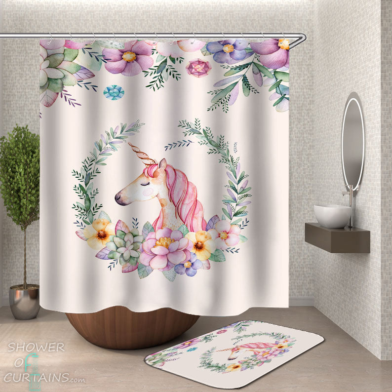 Unicorn Shower Curtain