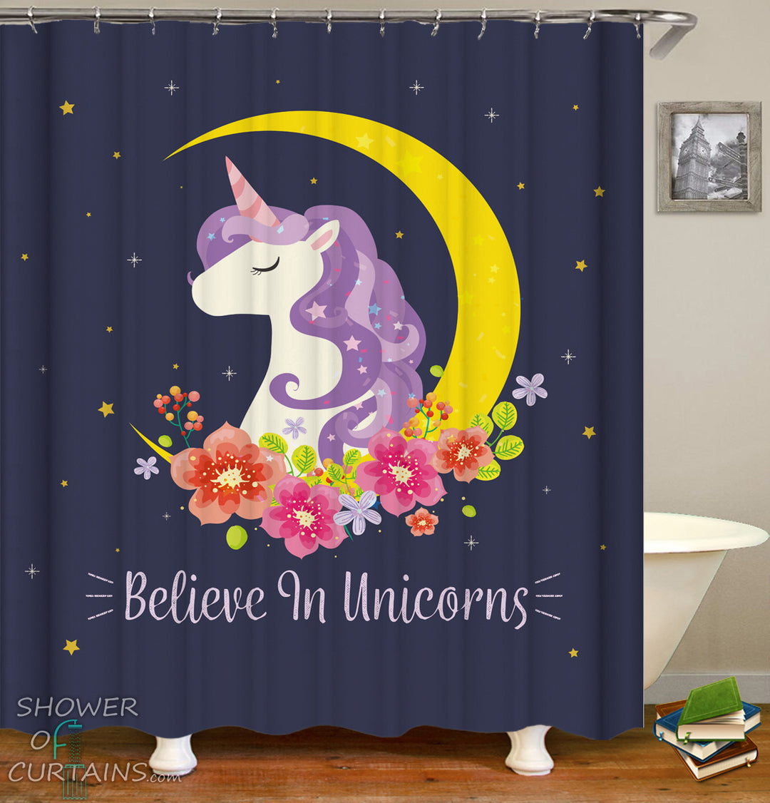Unicorn Shower Curtain - Unicorn Princess