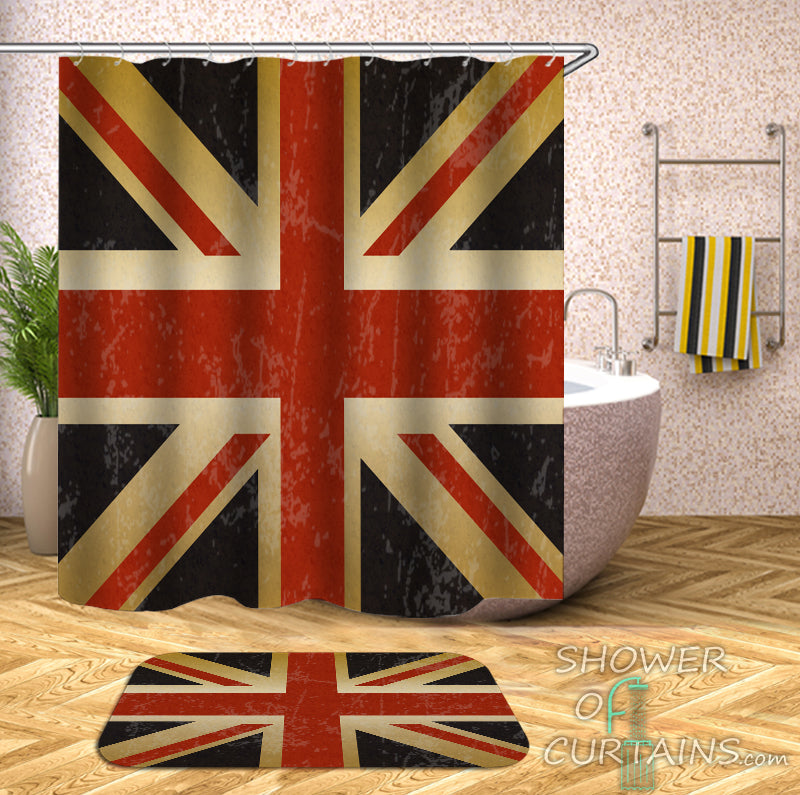 United Kingdom Flag Shower Curtain
