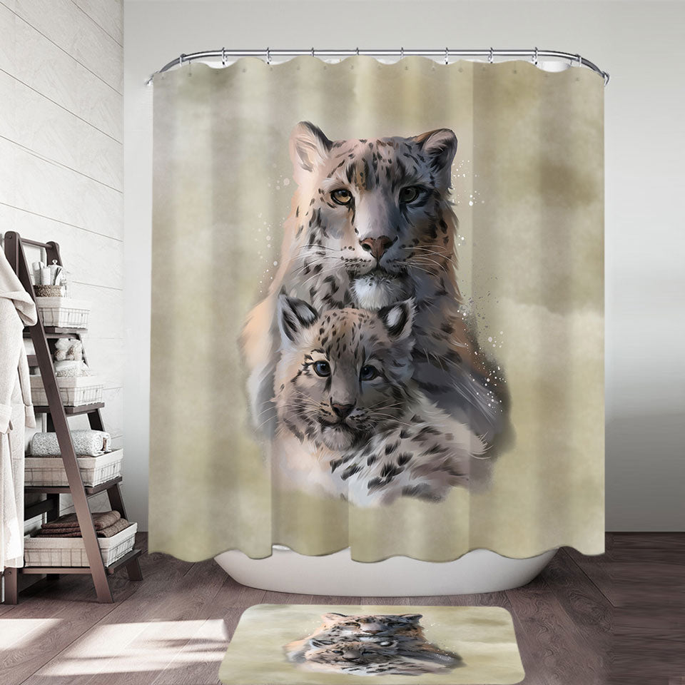 Wild Cats Shower Curtain