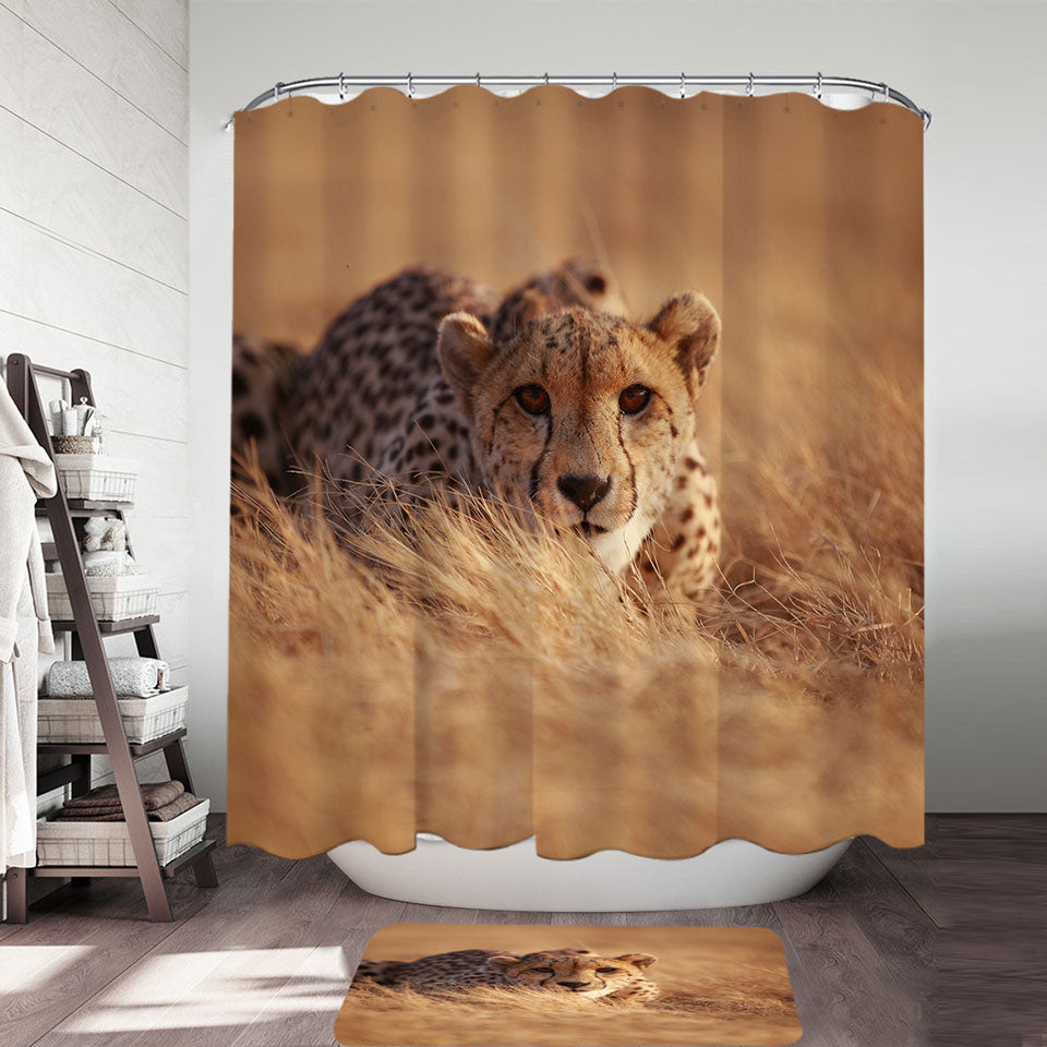 Wild Cheetah Shower Curtain